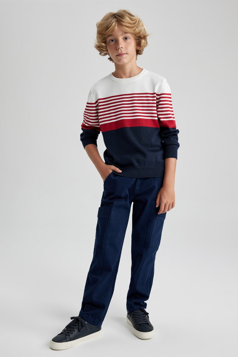 ديفاكتو بنطلون كارجو اولادي تويل بجيب - Image 4