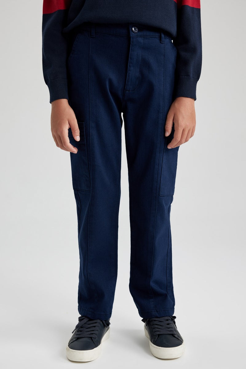 ديفاكتو بنطلون كارجو اولادي تويل بجيب - Image 3