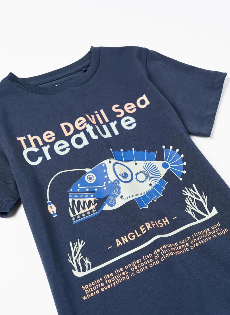 Zippy Pack 2 Cotton T-shirts for Boys 'Underwater'