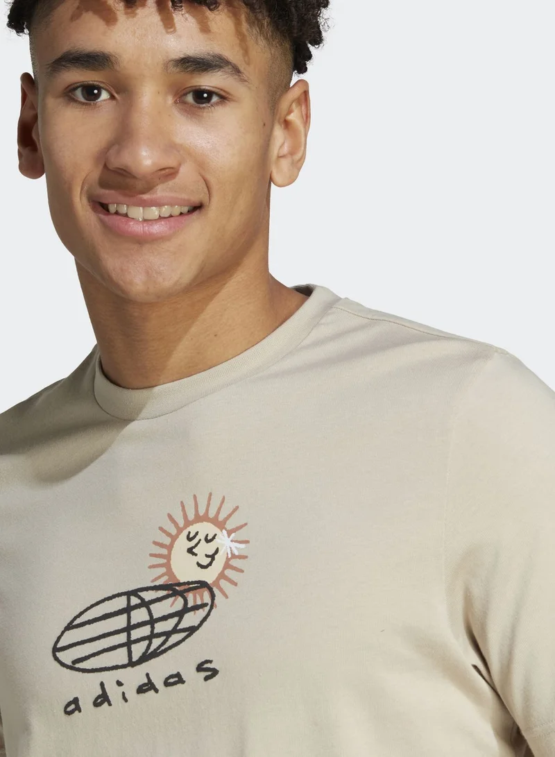 Adidas Sportswear Elevated Doodle Puff T-Shirt