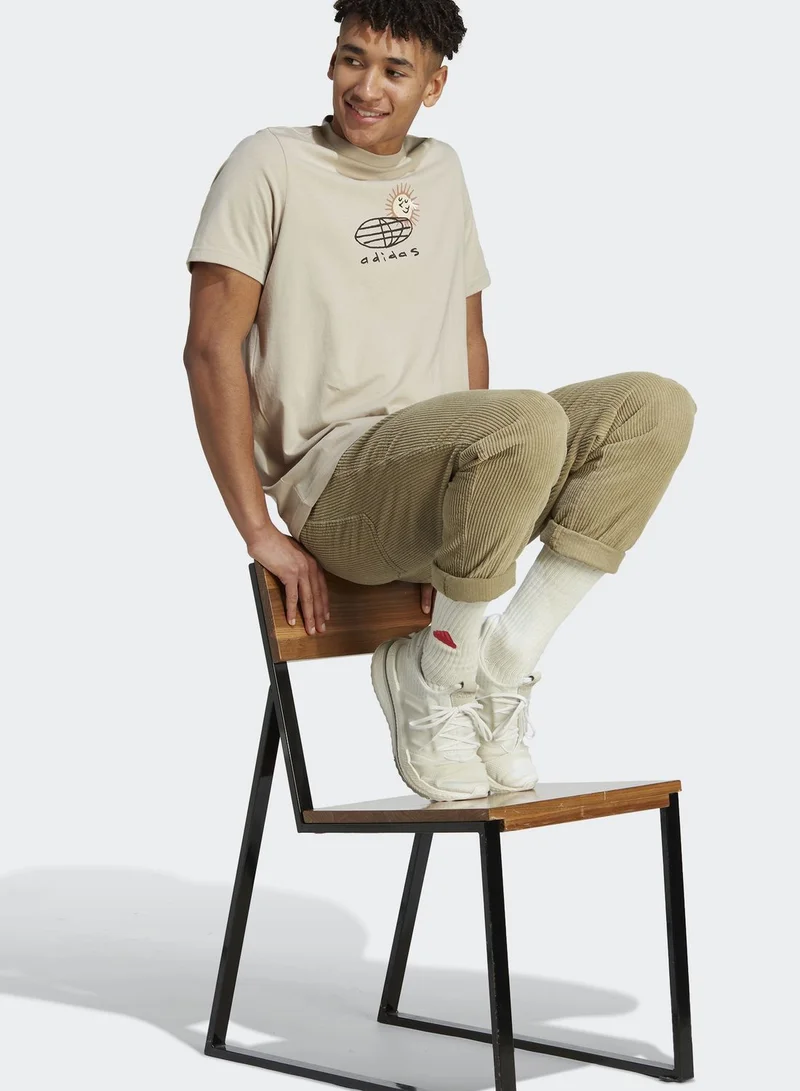 Adidas Sportswear Elevated Doodle Puff T-Shirt