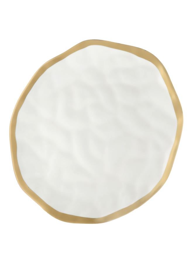 Alsaif Porcelain Serving Plate 10 Inches White - Image 2