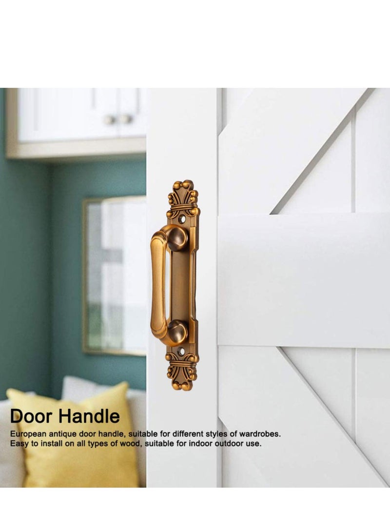 Cobest European Style Antique Zinc Alloy Door Handles - 2Pcs/Set Cabinet Hardware Accessory for Most Doors, Cabinets, Drawers, and Wardrobes - Image 3