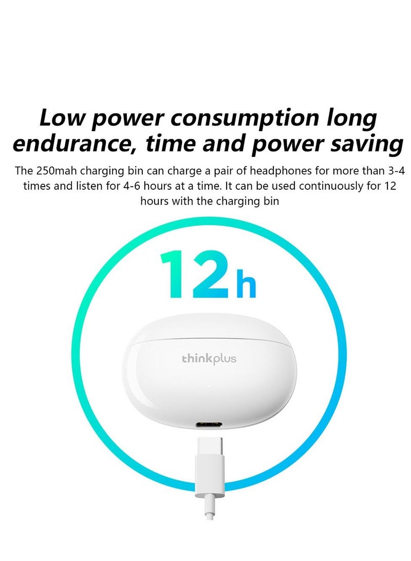 لينوفو XT88 Wireless HD Call Noise Reduction Touch Control Bluetooth 5.3 Lenovo Earbuds - Image 4