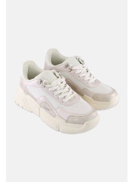 Women Lace Up Casual Shoes, White