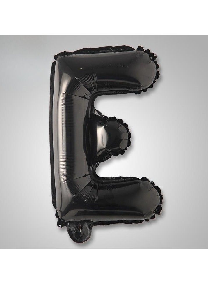 Loquat 16 Inch Alphabet Letter Various Black Colors Foil Number Decoration Foil Balloons, Balloons Party Decoration Supplies Decoration - Image 2