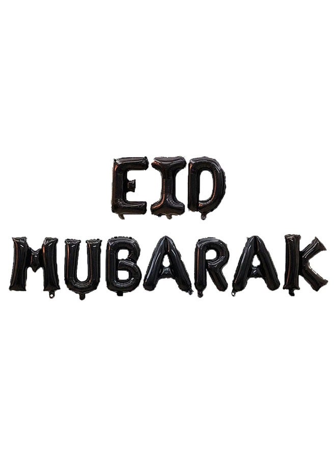 Loquat 16 Inch Alphabet Letter Various Black Colors Foil Number Decoration Foil Balloons, Balloons Party Decoration Supplies Decoration - Image 1