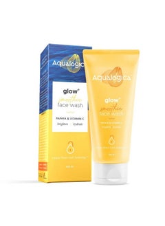 Aqualogica Glow+ Smoothie Face Wash for Deep Cleansing & Skin Brightening With Vitamin C & Papaya 100 G  - Image 1
