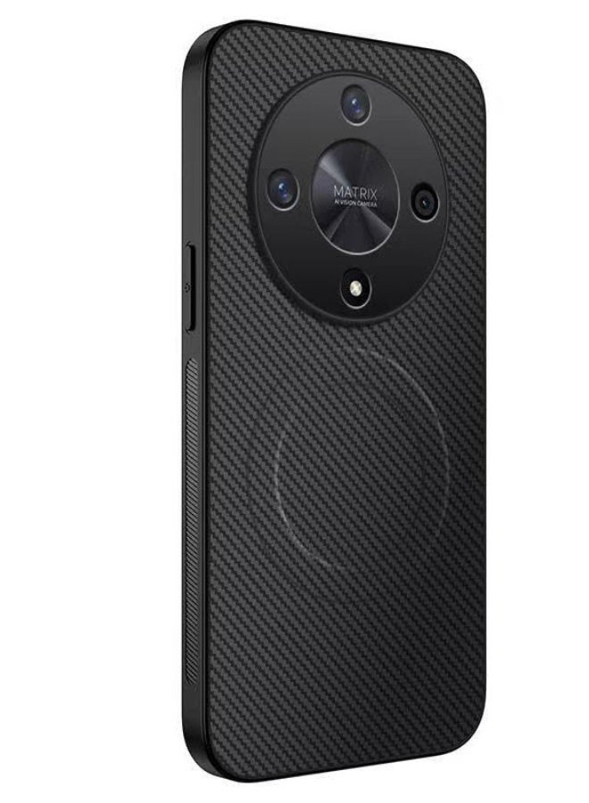 general Carbon Fiber Magnetic for Honor X9D Case, Slim Thin Hard Back Soft Bumper Shockproof Protection Phone Cover for Honor X9D 5G - Image 1