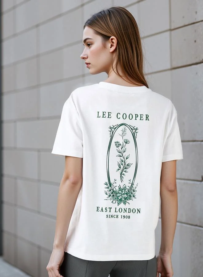 Lee Cooper Lee Cooper Graphic Print T-shirt with Crew Neck