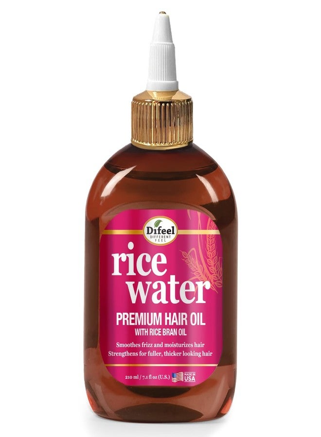 Difeel Rice Water Premium Hair Oil 7.1 oz. - Strengthening Rice Water Moisturizer for Hair - Image 1