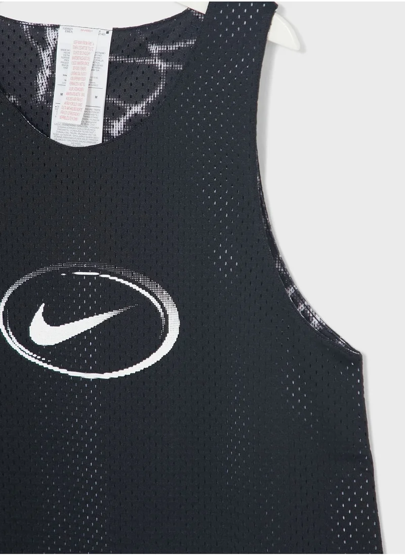 Nike Logo Jersey Tank Reversible Vest