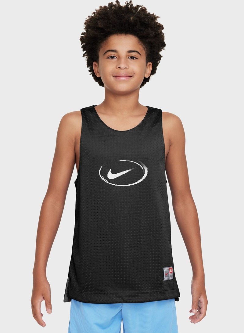 Nike Logo Jersey Tank Reversible Vest  - Image 4