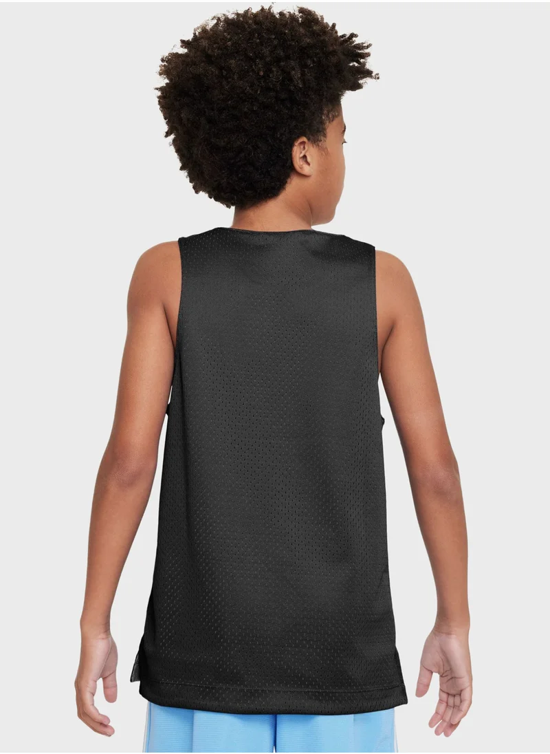 Nike Logo Jersey Tank Reversible Vest