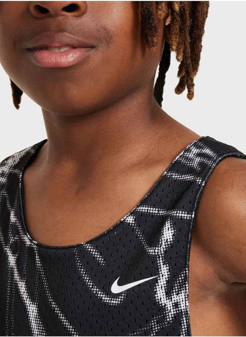 Nike Logo Jersey Tank Reversible Vest