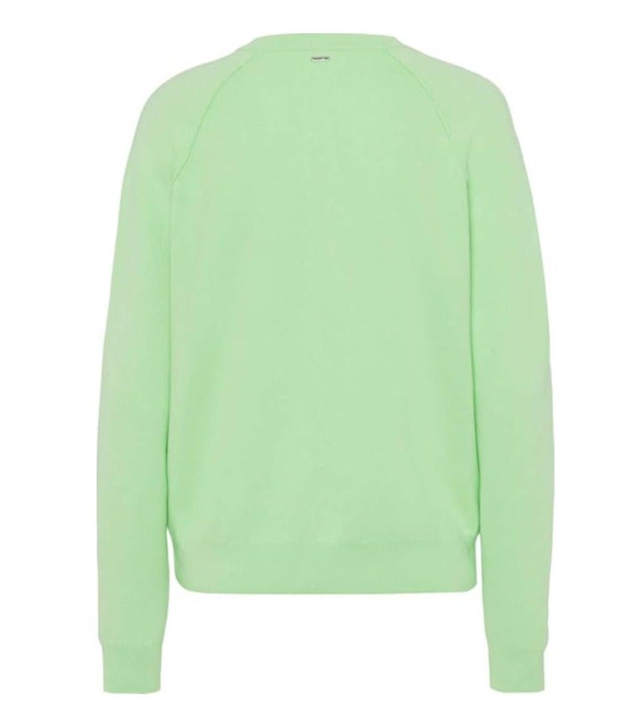 Women's Lesley Cotton and Viscose Crew Neck Sweater Soft Lightweight Long Sleeve Casual Pullover Knit Top Breathable Comfortable Everyday Fashion Jumper for Work Travel Outdoor and Daily Wear Mint Green - Image 3
