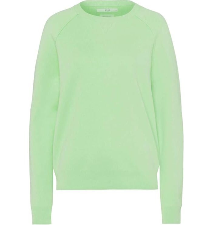 Women's Lesley Cotton and Viscose Crew Neck Sweater Soft Lightweight Long Sleeve Casual Pullover Knit Top Breathable Comfortable Everyday Fashion Jumper for Work Travel Outdoor and Daily Wear Mint Green - Image 5
