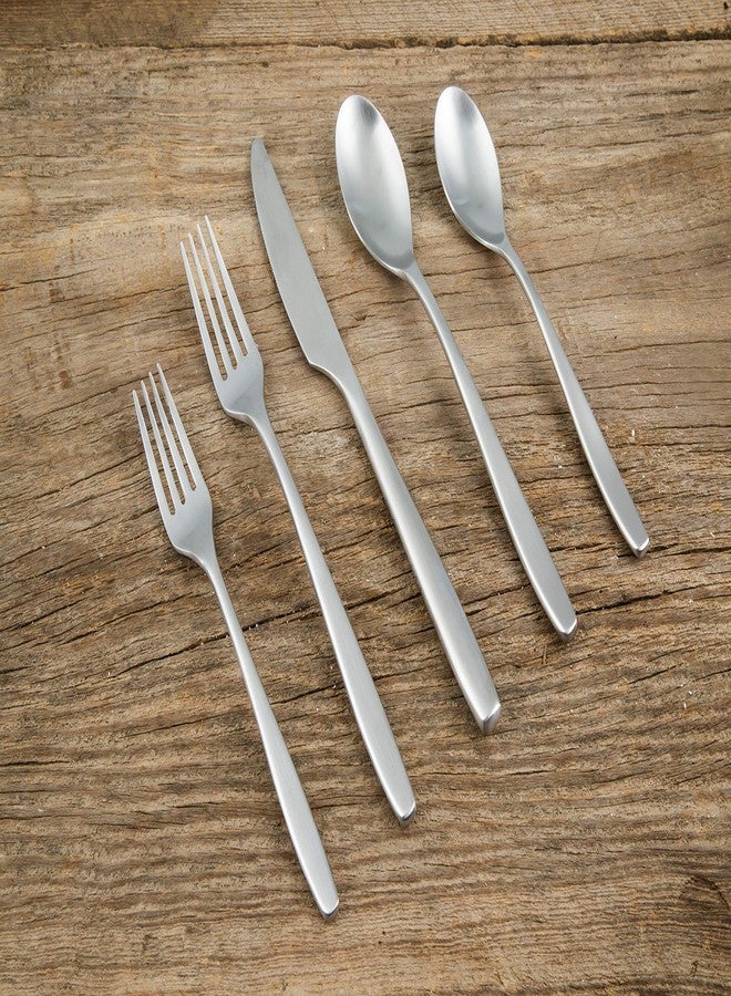 Cambridge Silversmiths Averie Satin 20 Piece Flatware Set, Service for 4, silver - Image 2