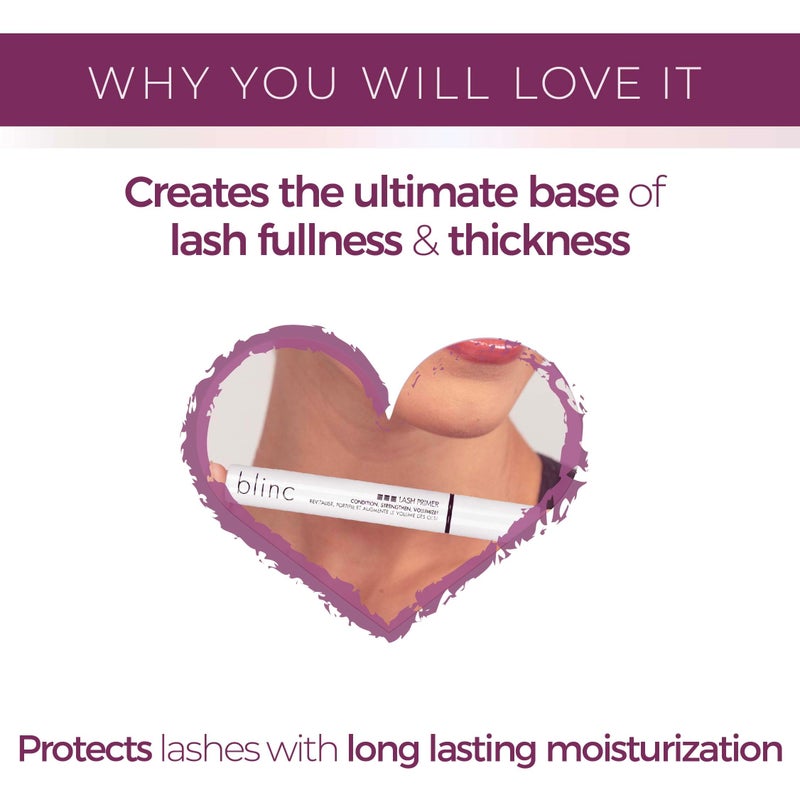 Blinc White Lash Primer, Lash Boosting Conditioning Eyelash Primer Mascara with Vitamin E and Growth Promotion Peptides, Volumizing and Lengthening White Mascara Primer, 6.8mL / 0.23 Fl. Oz - Image 5