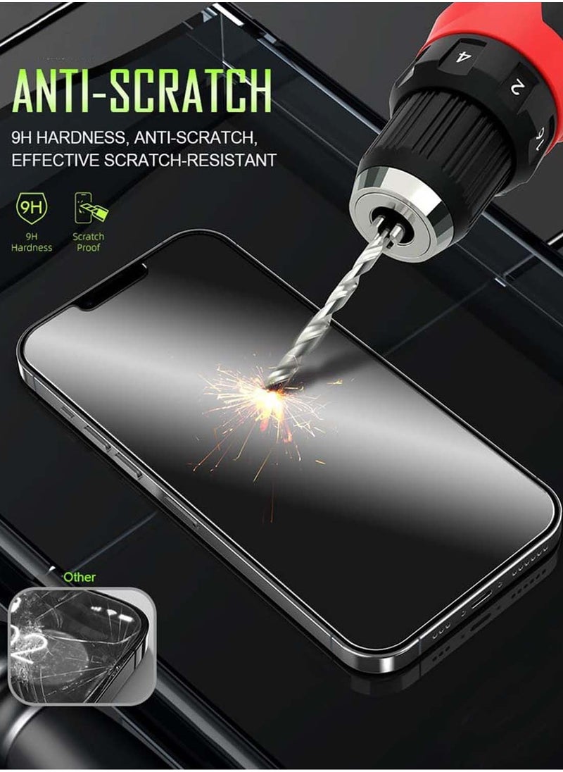 Markhor - Apple iPhone 16e 5G 2025 Markhor next generation A++ Quality Privacy Anti Spy Tempered Glass Screen Protector with Auto Alignment Easy Installation Frame/App - Clear/Black - Image 1