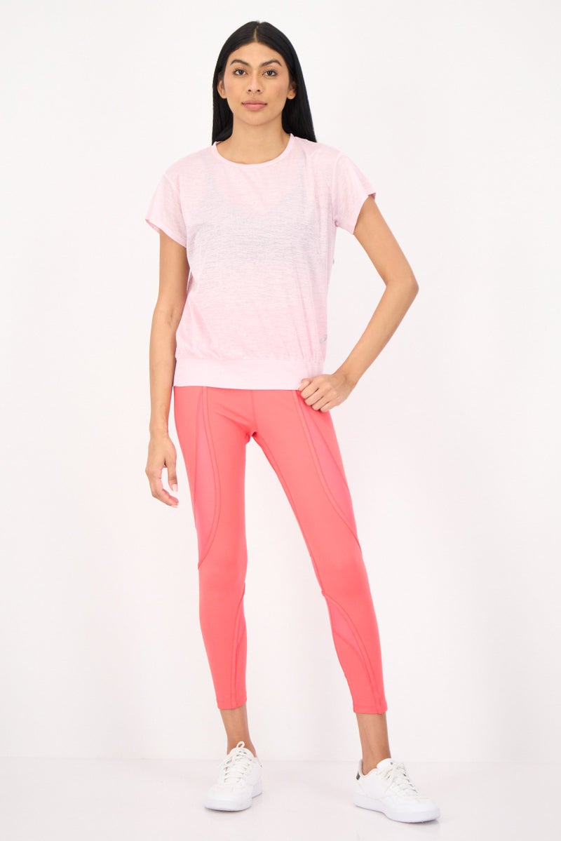 asics Women Sportswear Fit Short Sleeve Training T-shirt, Pink - Image 4