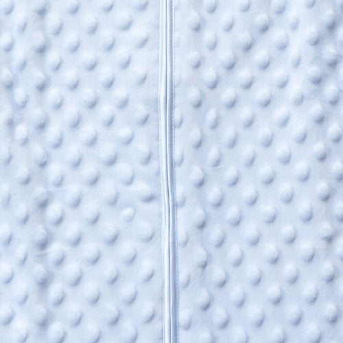 HALO Sleepsack Wearable Blanket, Velboa, TOG 1.5, Blue Plush Dots, Large - Image 5