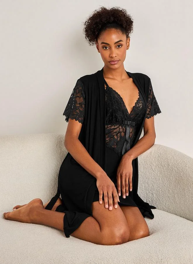 Splash FAV Slip Dress Sleeveless with Robe and Thongs
