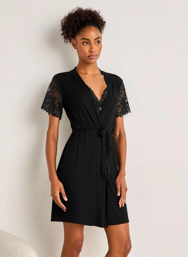 Splash FAV Slip Dress Sleeveless with Robe and Thongs