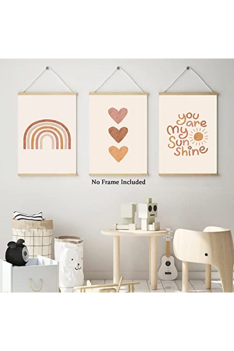 Pennclys Boho Nursery Wall Art Set - You Are My Sunshine - Image 3