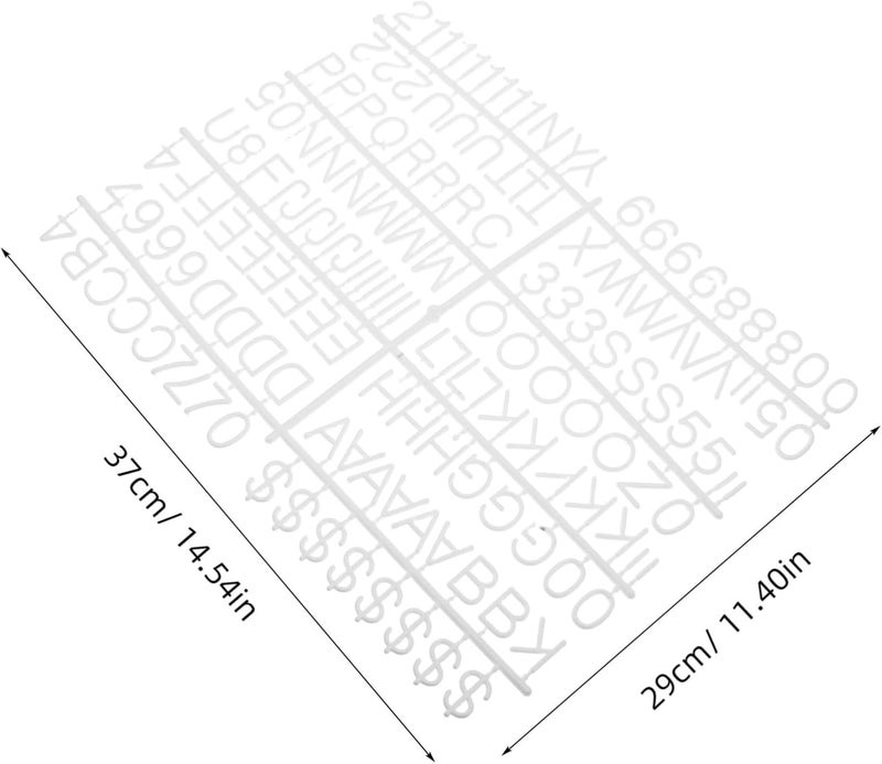 Pre-stock well-packed goods jojofuny 2Pcs Plastic Letters for Felt Letter Boards Changeable Numbers Symbols for Educational Home Decor Bulletin Board Letters for Versatile Use Trendy widespread design Simple multifunctional build Land transit & shipment compatible Seasonal & permanent compatible Strong durable raw material Spec upgraded improved quality Trendy economical quality Polished safe edge Multi-category warehouse equip Wide usage compatibility Transit damage minimized design Yearly optimized delivery route Flexible anti-break Year round in stock Modern look All-round well-engineered practical build Globally popular universal design Intercity storage hub High strength upgraded material Anti topple design General compatible design Natural tone color options Diverse use resistant crafted quality Easy daily handling design - Image 2