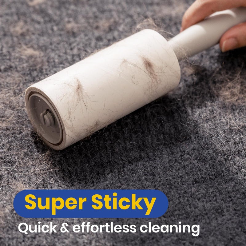 DELOMO Lint Roller 1,000 Sheets (5 Rollers + 5 Refills) - Lint Rollers for Pet Hair Extra Sticky, Mega Value Pet Hair Removal Tool for Clothes/Couch/Furniture/Car for Pet Owners - Image 2