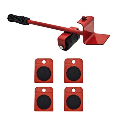 QUALIZA Heavy Furniture Mover Lifter Shifting Tool Set Furniture Move Roller Tools 360 Degree Rotatable Pads Furniture Moving Wheels Kit Redesign Your Living Space - Image 5