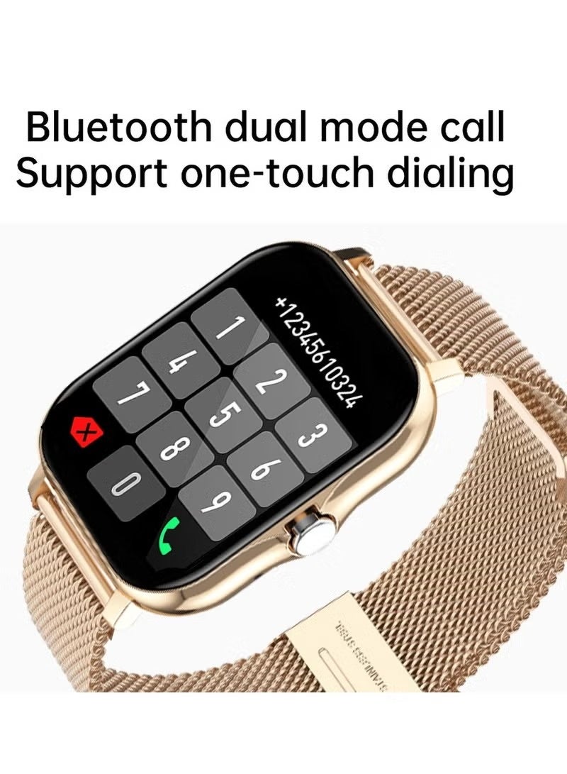 joybuy Smart Watch 1.7 Inches HD Full Touch Screen With Waterproof Bluetooth Calling With Heart Rate Monitor Sport Digital Smartwatch For Women Men Fitness Tracker Sleep Monitor Pedometer - Image 4