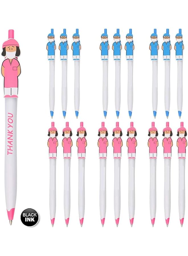 erorex 18Pcs Nursing Pens For Nurses Nurse Week Gifts Nurse Appreciation Gifts For Healthcare Workers Medical Students Office School Supplies - Image 1