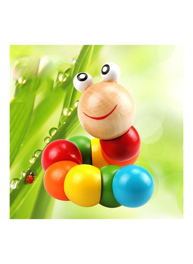 Wooden Worm Insert Puzzle Educational Toy - Image 4