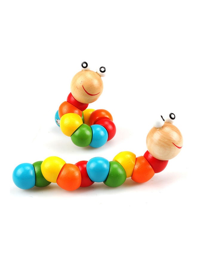 Wooden Worm Insert Puzzle Educational Toy - Image 5