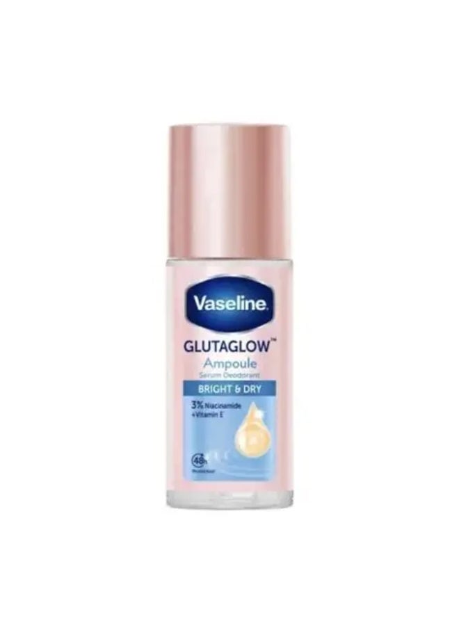 فازلين جلوتاجلو Bright And Dry أمبول سيروم مزيل العرق 45 مل