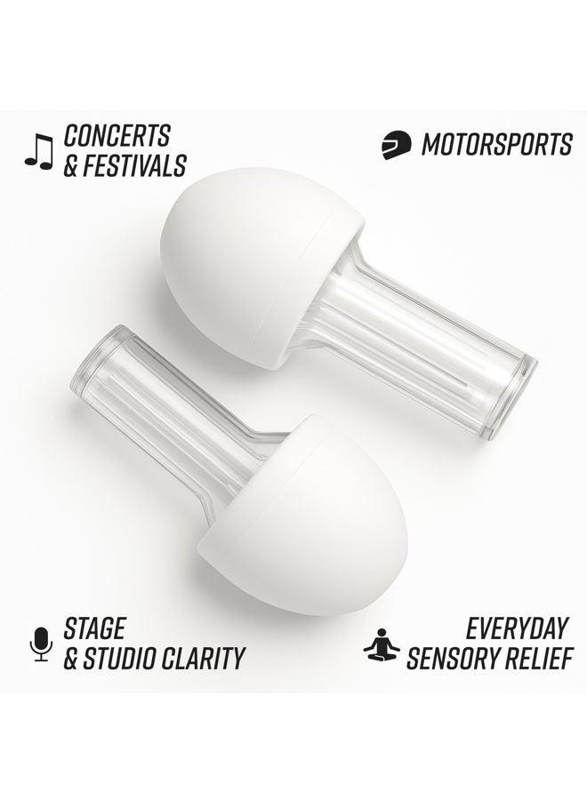 Vibes سدادات أذن فلتر صوتي - سدادات أذن عالية الدقة لتقليل الديسيبل للحفلات الموسيقية والمهرجانات وركوب الدراجات النارية - حماية السمع لطنين الأذن واضطرابات معالجة الحواس لدى التوحد - Image 3