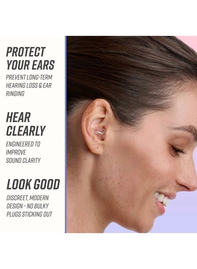 Vibes سدادات أذن فلتر صوتي - سدادات أذن عالية الدقة لتقليل الديسيبل للحفلات الموسيقية والمهرجانات وركوب الدراجات النارية - حماية السمع لطنين الأذن واضطرابات معالجة الحواس لدى التوحد - Image 2