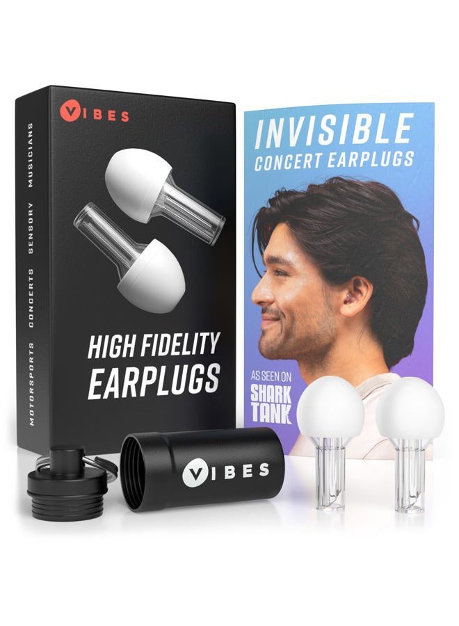 Vibes سدادات أذن فلتر صوتي - سدادات أذن عالية الدقة لتقليل الديسيبل للحفلات الموسيقية والمهرجانات وركوب الدراجات النارية - حماية السمع لطنين الأذن واضطرابات معالجة الحواس لدى التوحد - Image 1
