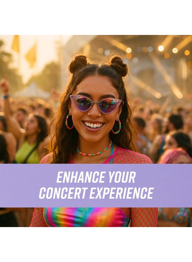 Vibes سدادات أذن فلتر صوتي - سدادات أذن عالية الدقة لتقليل الديسيبل للحفلات الموسيقية والمهرجانات وركوب الدراجات النارية - حماية السمع لطنين الأذن واضطرابات معالجة الحواس لدى التوحد - Image 4