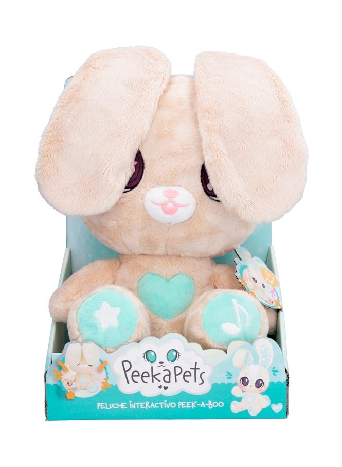PeekaPets Interactive Bunny Plush – Musical Stuffed Rabbit with Moving Ears, Soft Cuddly Toy for Kids Perfect Gift - Image 2