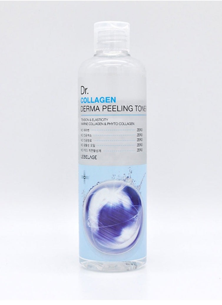 Lebelage KOREAN PRODUCT TONER - LEBELAGE DR.COLLAGEN DERMA PEELING TONER 310 ml  - Image 1