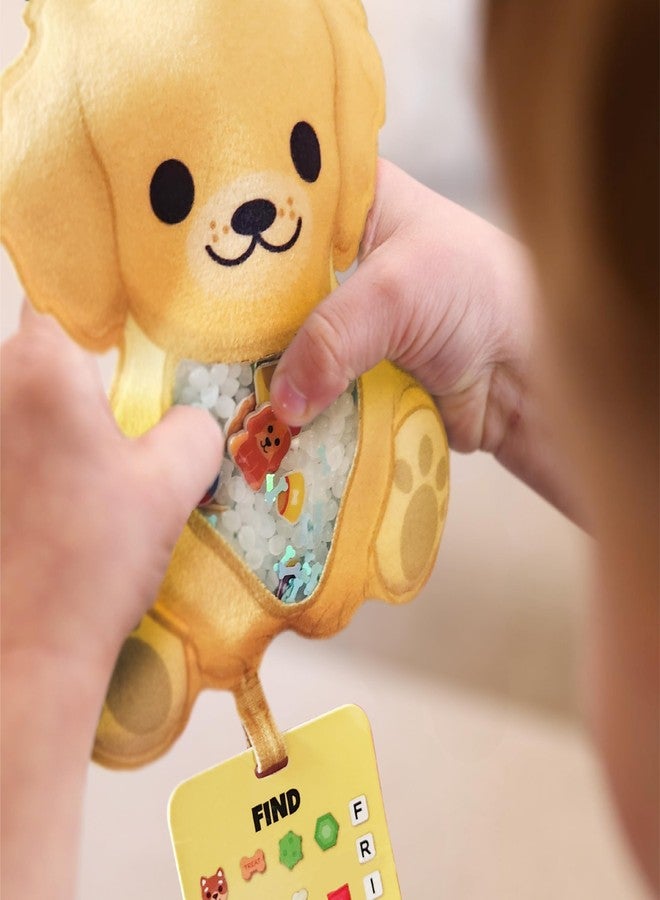 Vango BIZYBOO - The Original Seek & Find Plush - Hidden Object Search Problem Solving Educational Matching Game for Kids 2 and Up (Ol' Red) - Image 5