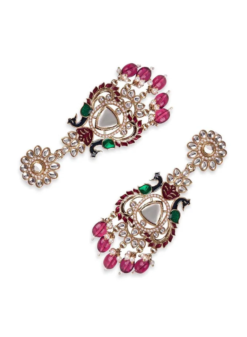 Priyaasi Contemporary Kundan Chandbalis