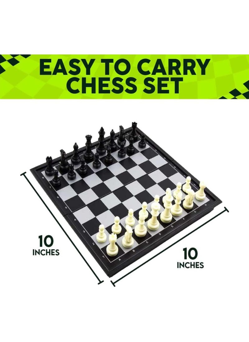 3 in 1 Foldable Magnetic Chess Board
