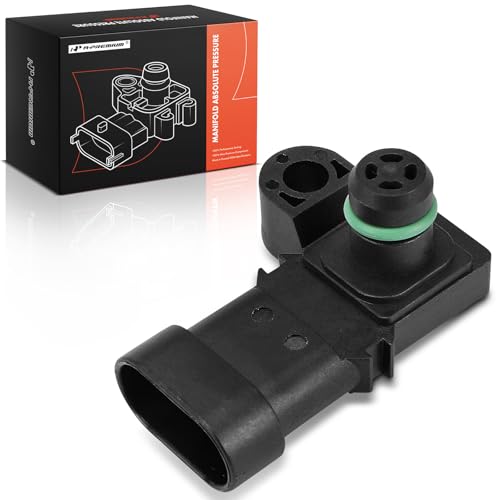 A-Premium Manifold Pressure (MAP) Sensor [3 Pins] Compatible with Chevrolet Cruze 2010-2016, 1.8L, Replace# 5WK96820Z, 5WK9682U - Image 1