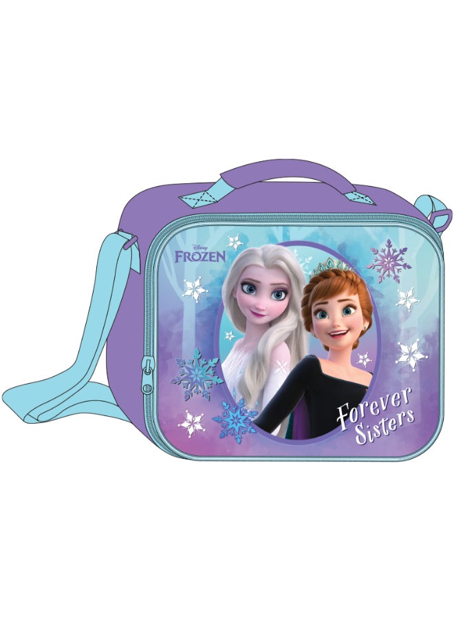 Disney Frozen 5 in 1 Value Pack (16" Trolley Bag with Lunch Box, Lunch bag, Water Bottle and Pencil Case) - Image 2