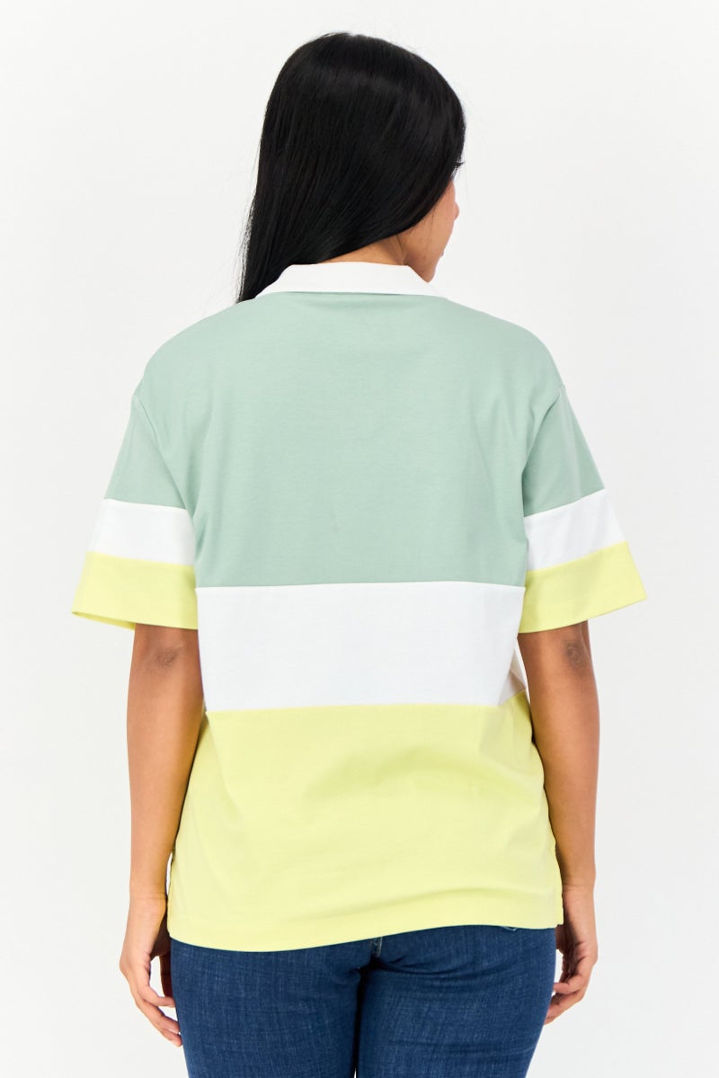 GIORDANO G-Motion Women Sportswear Fit Short Sleeves Outdoor Polo Shirt, Multicolor  - Image 2