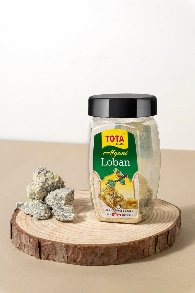 TOTA Pure Afghani Loban – 50gm | Pure Lobaan Dhoop for Puja Meditation and Hawan | Best Grade 1 Guggal Loban Sambrani for Sleep and Positivity - Image 2